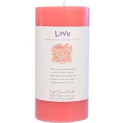 love large wide pillar candle