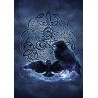Grusskarte Celtic Raven