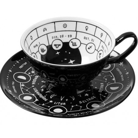 Cosmic Tee Tasse und Unterteller